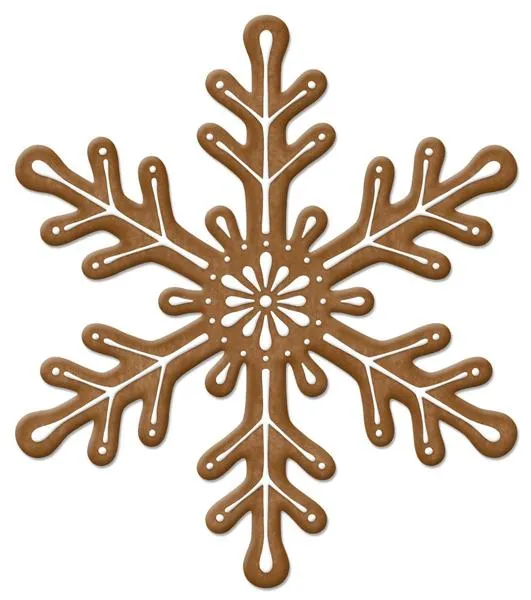 12" Metal Embossed Snowflake