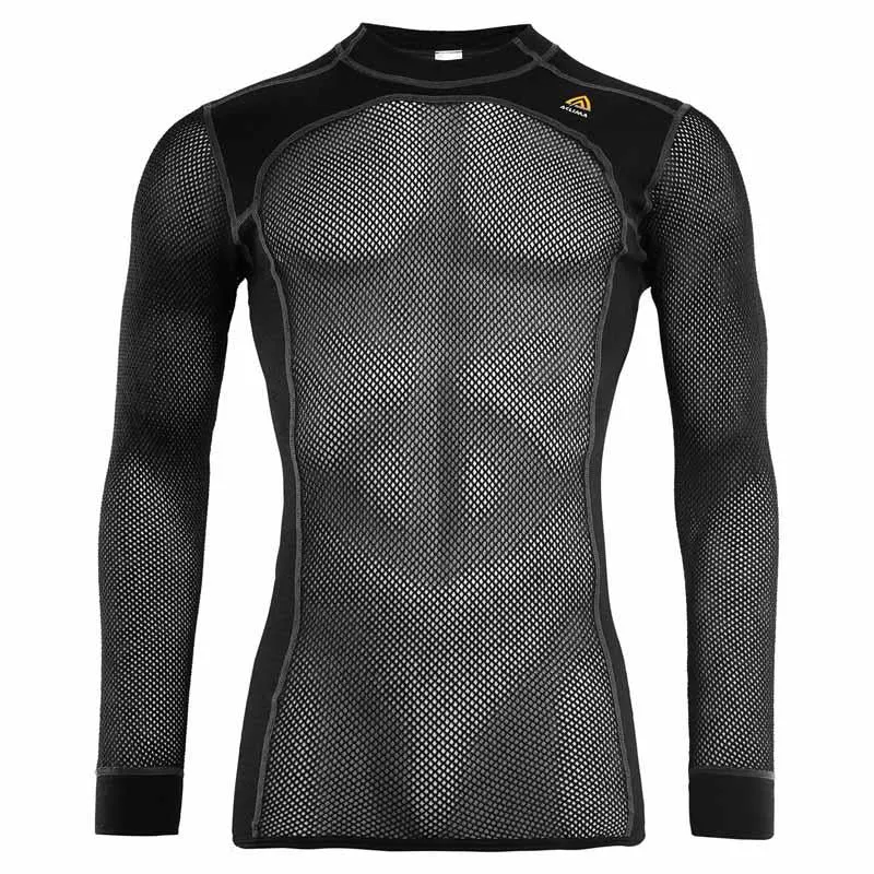 Aclima WoolNet crewneck M's (Jet Black)