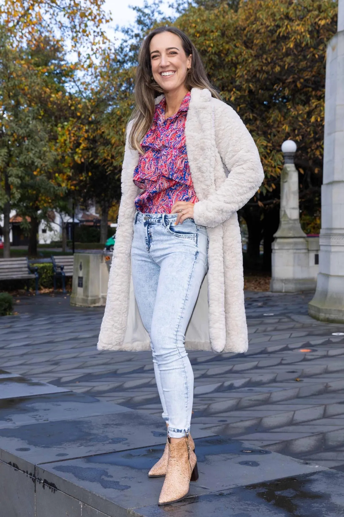 Augustine Jessica Coat- Cream Beige