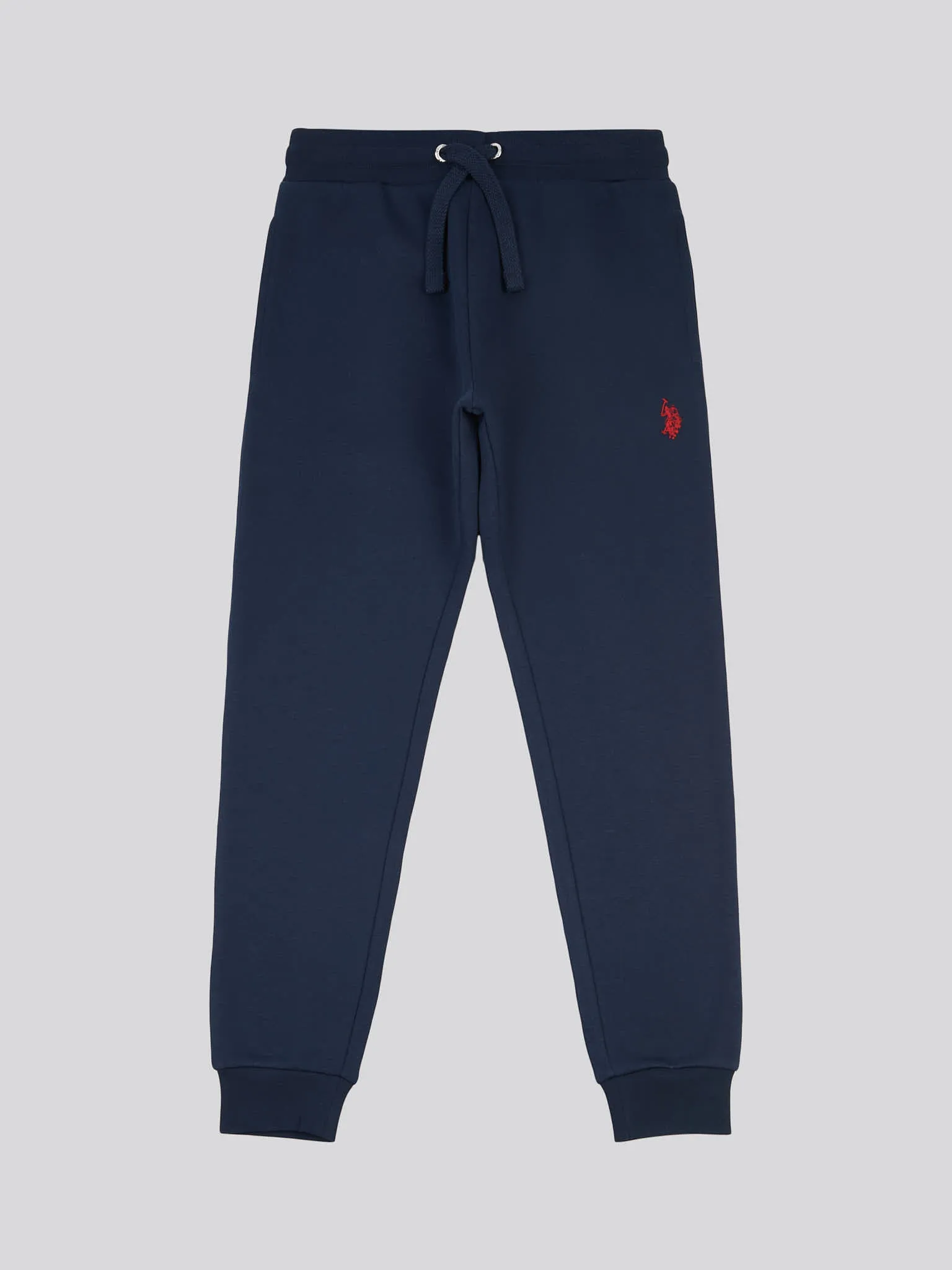 Boys Double Horsemen Joggers in Dark Sapphire Navy / Haute Red DHM