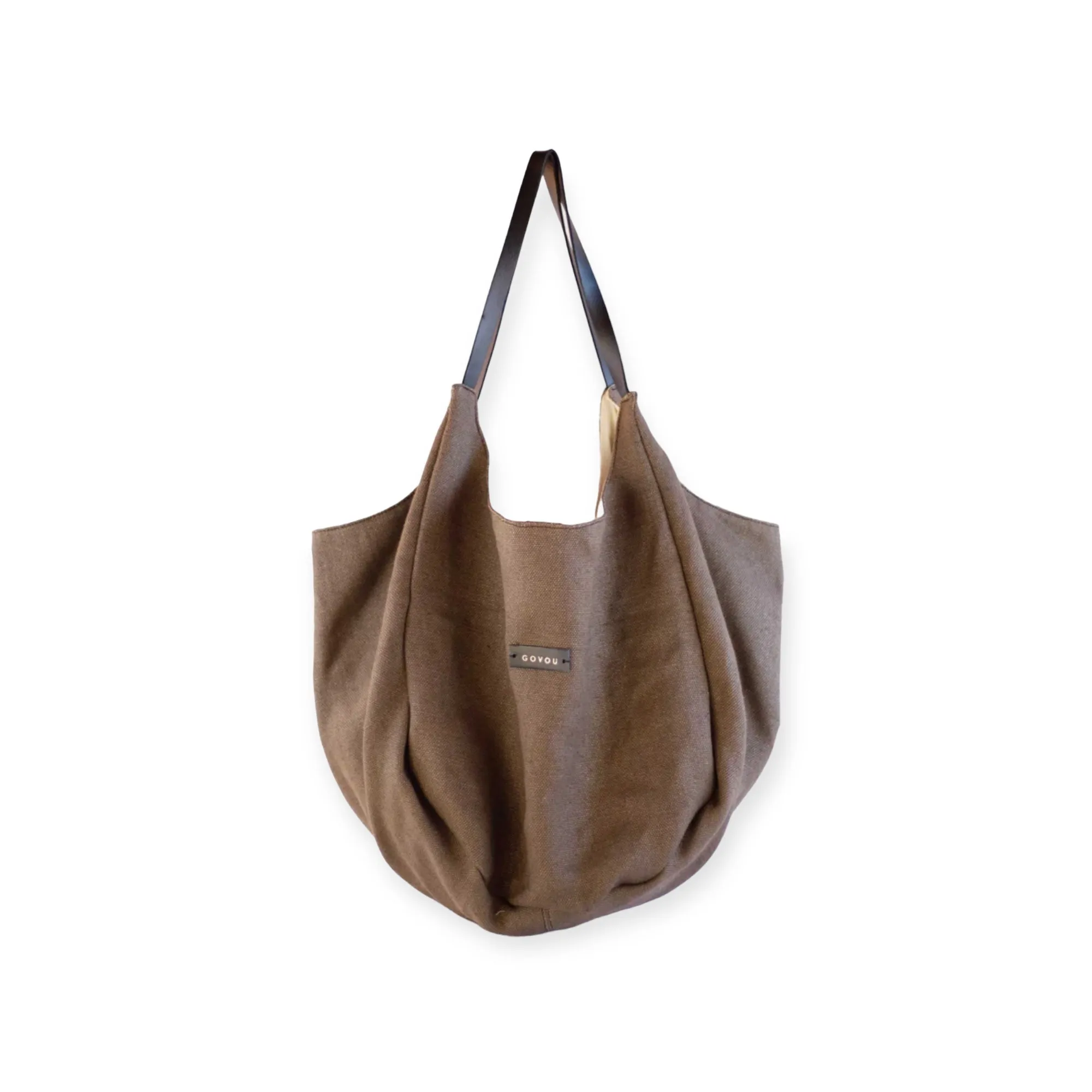 Brown Linen Carmen