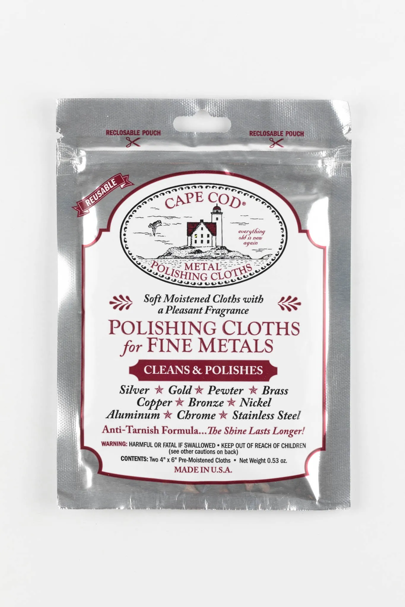 CAPE COD Watch Polishing and Buffing Cloth Pack