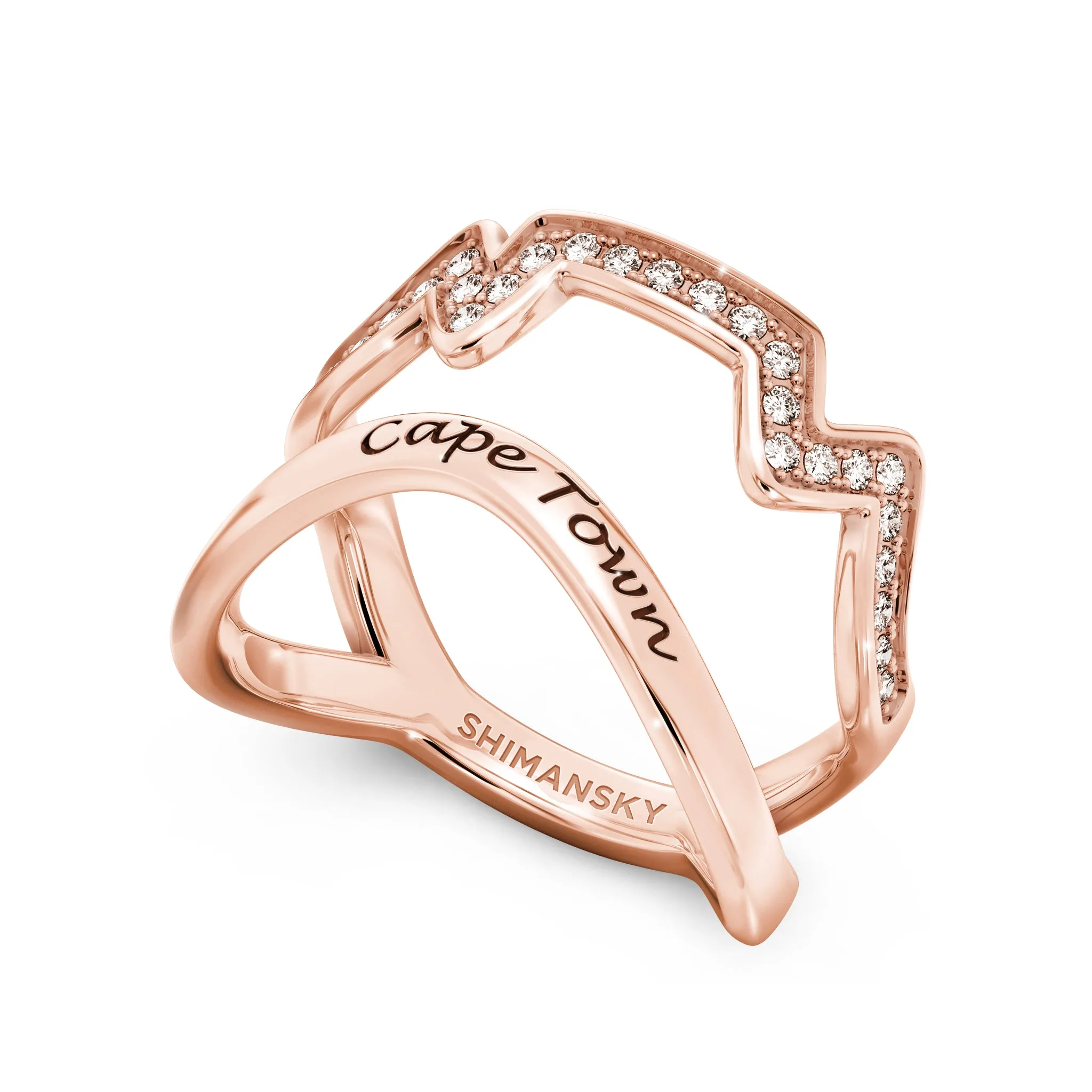 Cape Town Single Row Diamond Ring