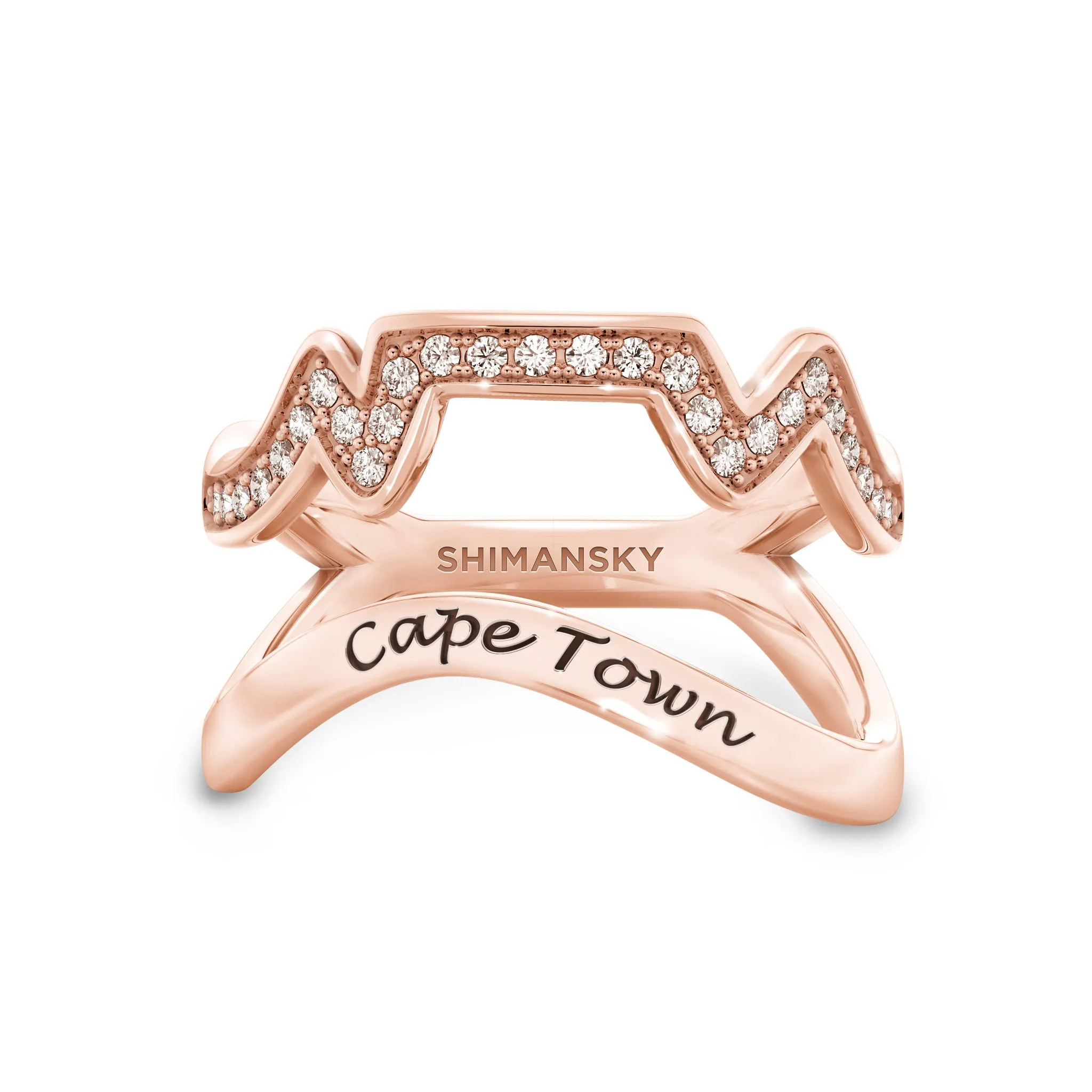 Cape Town Single Row Diamond Ring