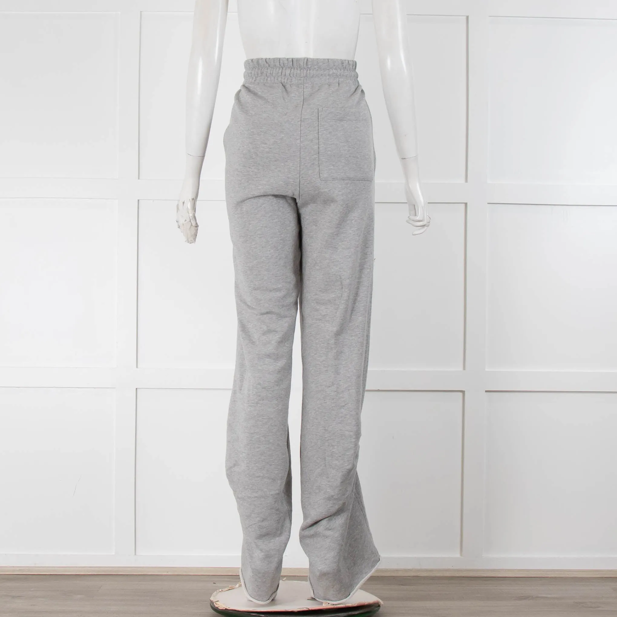 Dries Van Noten Grey Cotton Sweatpants