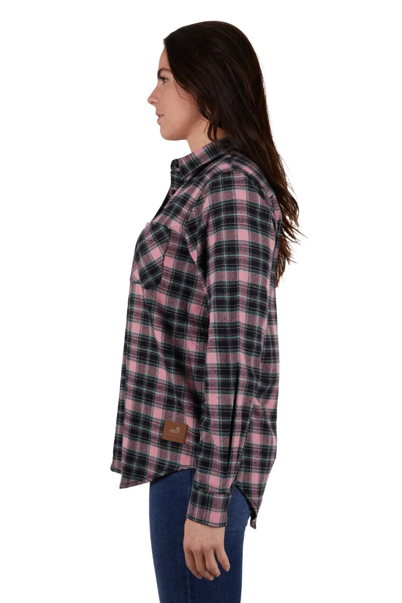 Dux Bak Ladies Agnes Thermal Flannel L/S Shirt
