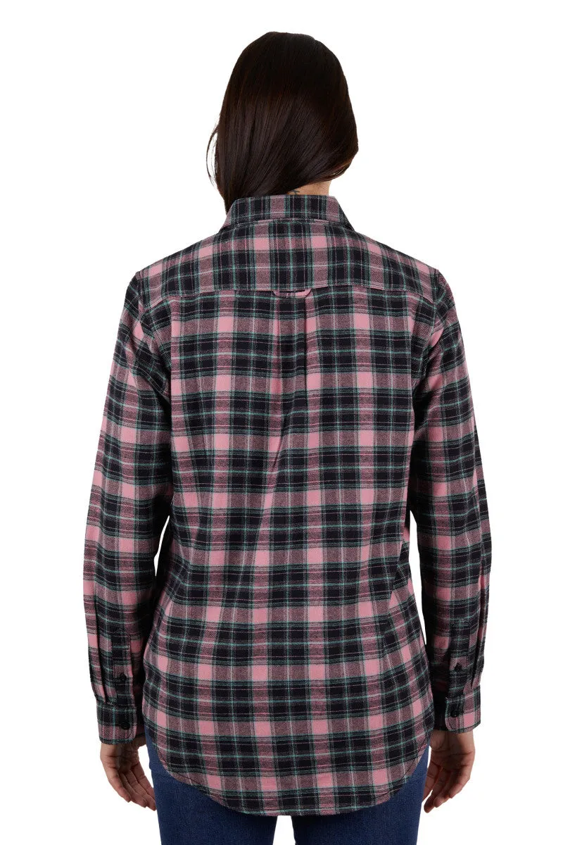 Dux Bak Ladies Agnes Thermal Flannel L/S Shirt