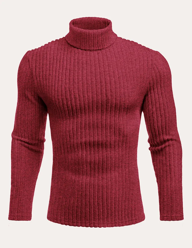 Ekouaer Men Turtleneck Pullover Sweater (US Only)