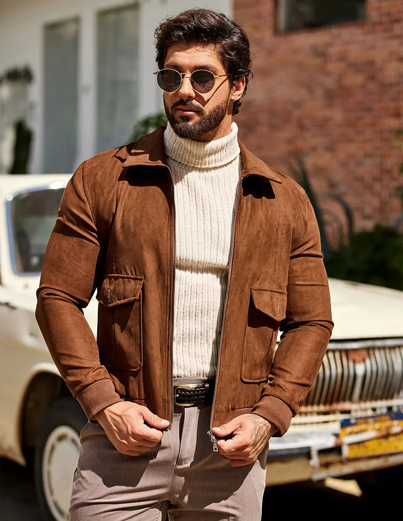 Ekouaer Men Turtleneck Pullover Sweater (US Only)