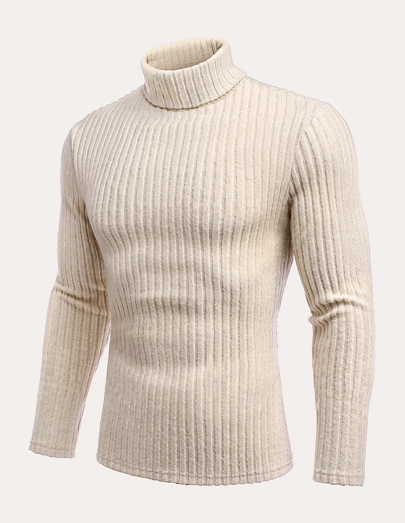 Ekouaer Men Turtleneck Pullover Sweater (US Only)