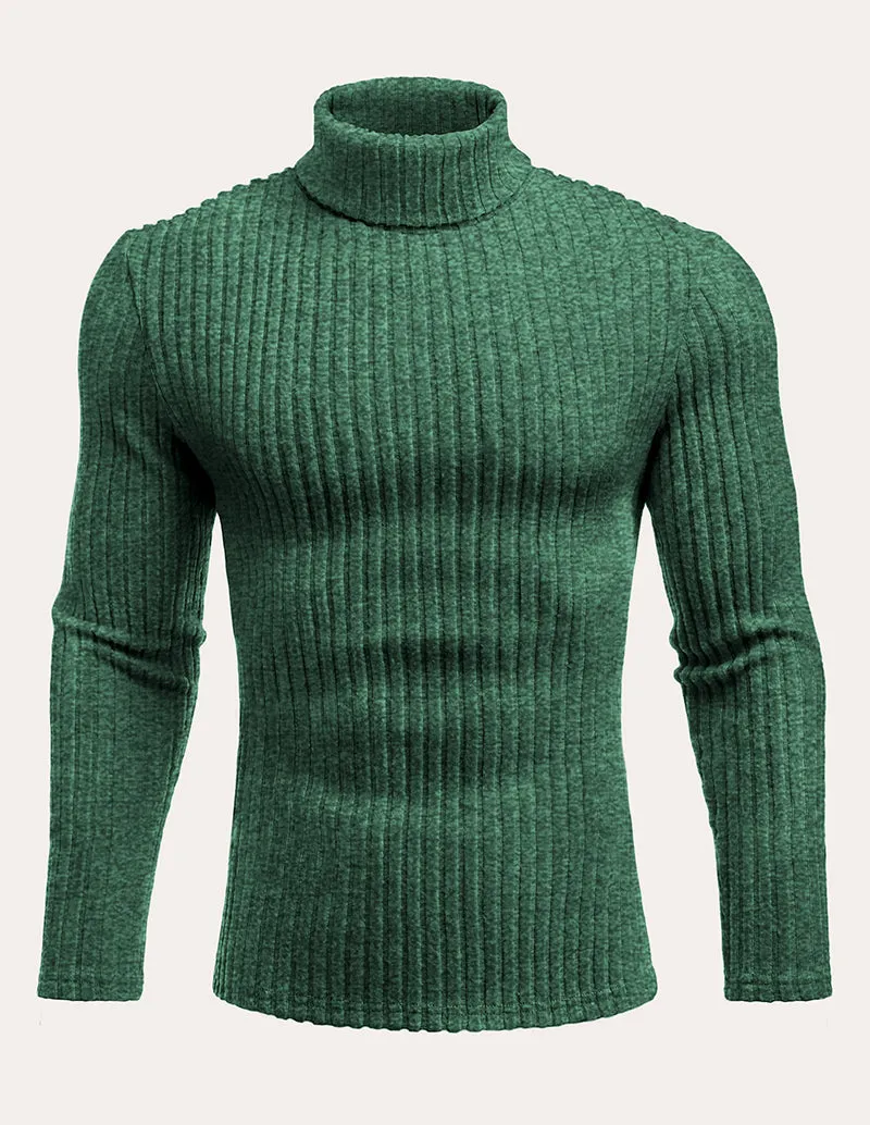 Ekouaer Men Turtleneck Pullover Sweater (US Only)