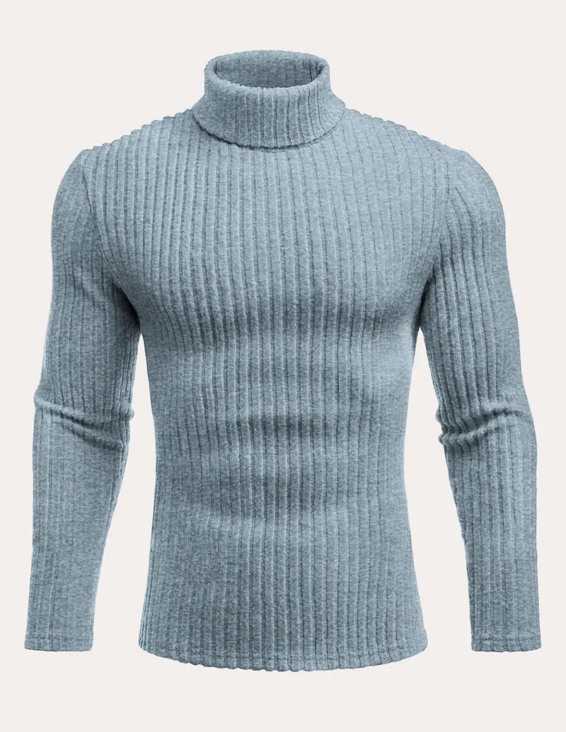 Ekouaer Men Turtleneck Pullover Sweater (US Only)