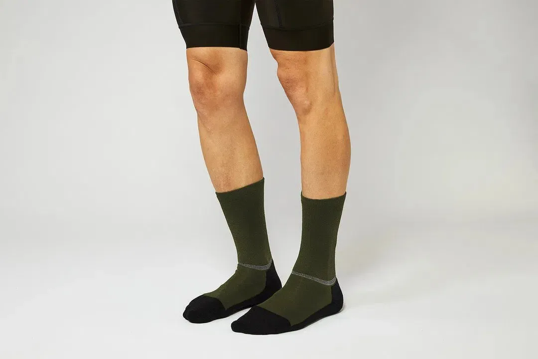 FINGERSCROSSED Socks Merino - Olive