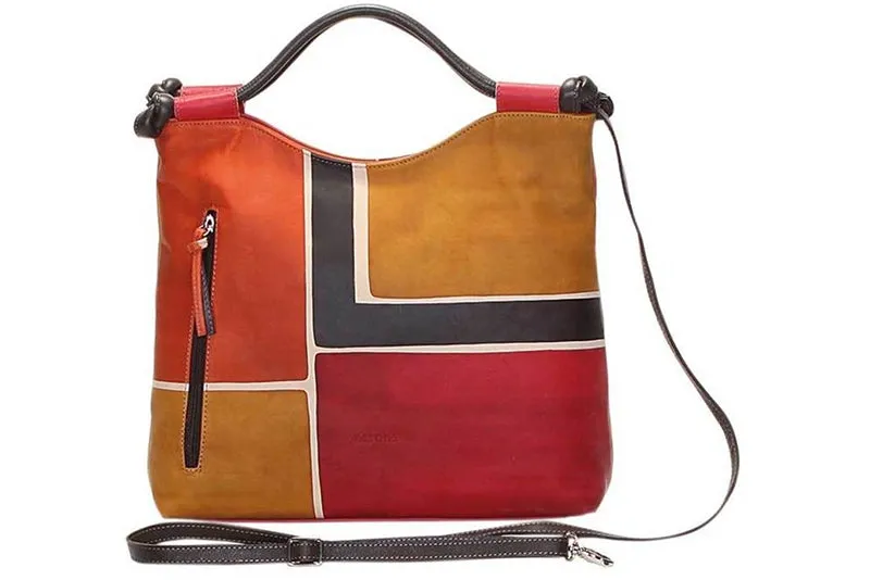 FIR0869 - BROWN MULTI SQUARES
