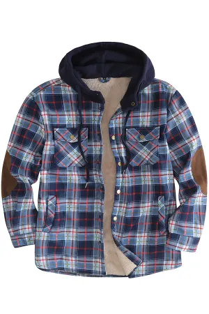 fleece thermal shirt jacket hoodie
