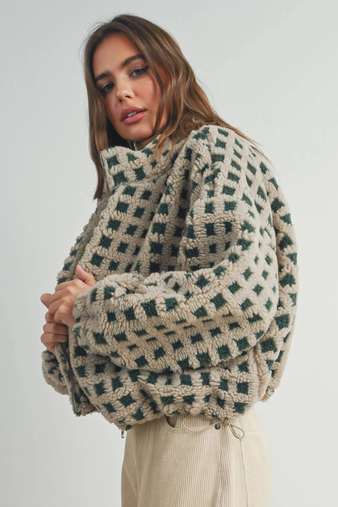 Fuzzy Sherpa Jacket
