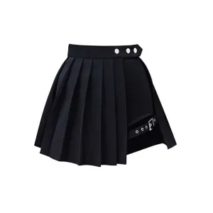 Harajuku Punk Gothic Black Mini Skirt