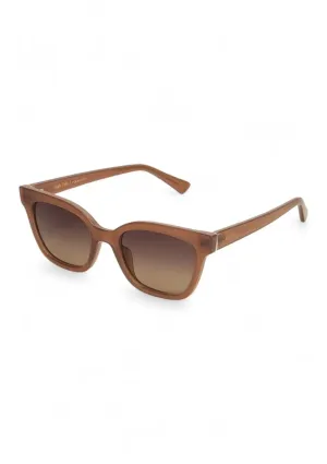 High Tide Sunglasses - Taupe Gradient