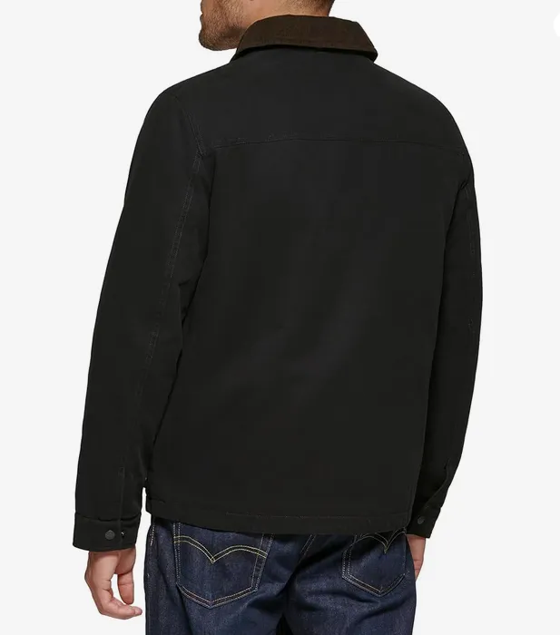 Levi's Men's Cotton Workwear Four Pocket Field Jacket Black Medium