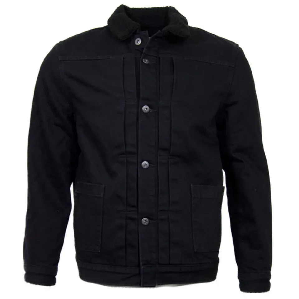 Levi's Mens Sherpa Jacket Type II Trucker Button Up Lined Insulated Coat