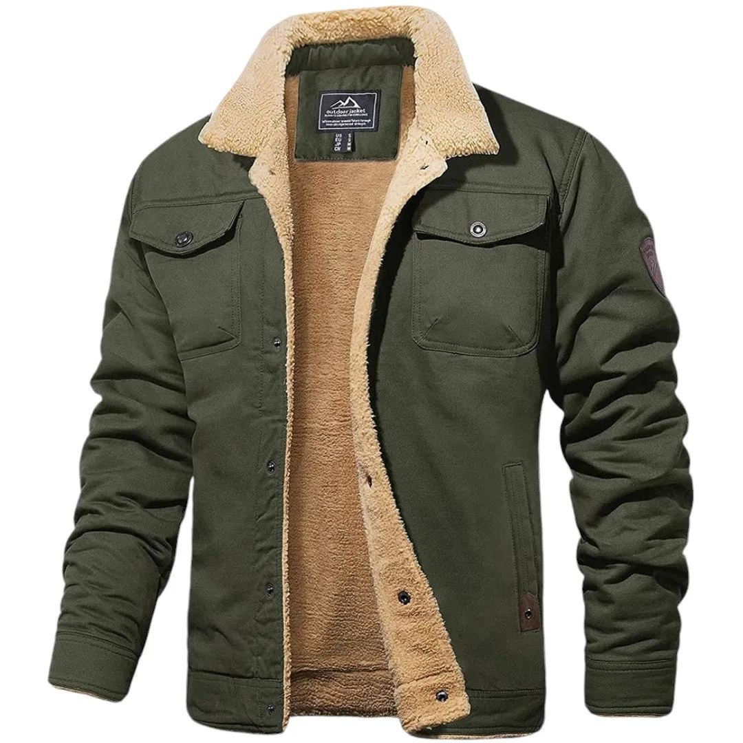 LIAM™ | Premium Fleece Cargo Jacket