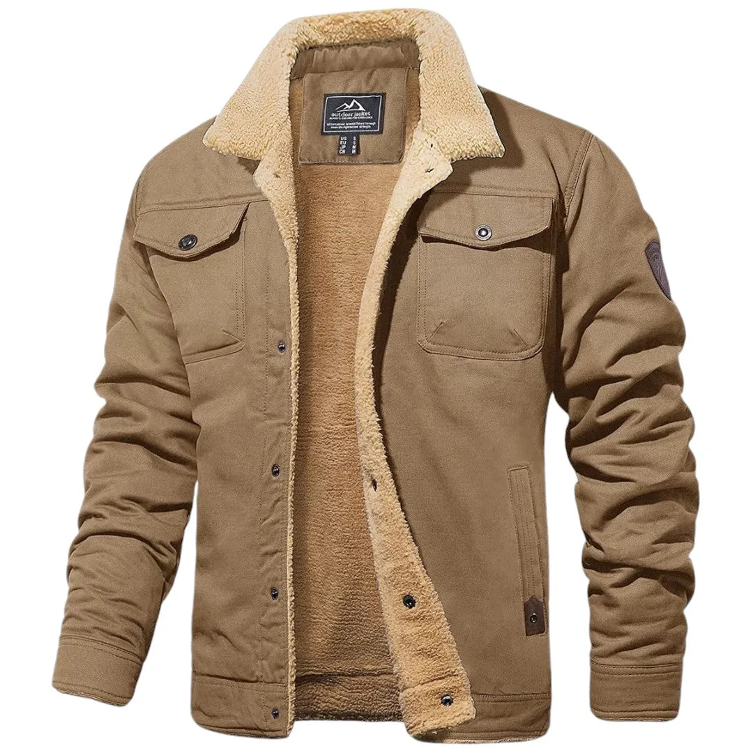 LIAM™ | Premium Fleece Cargo Jacket