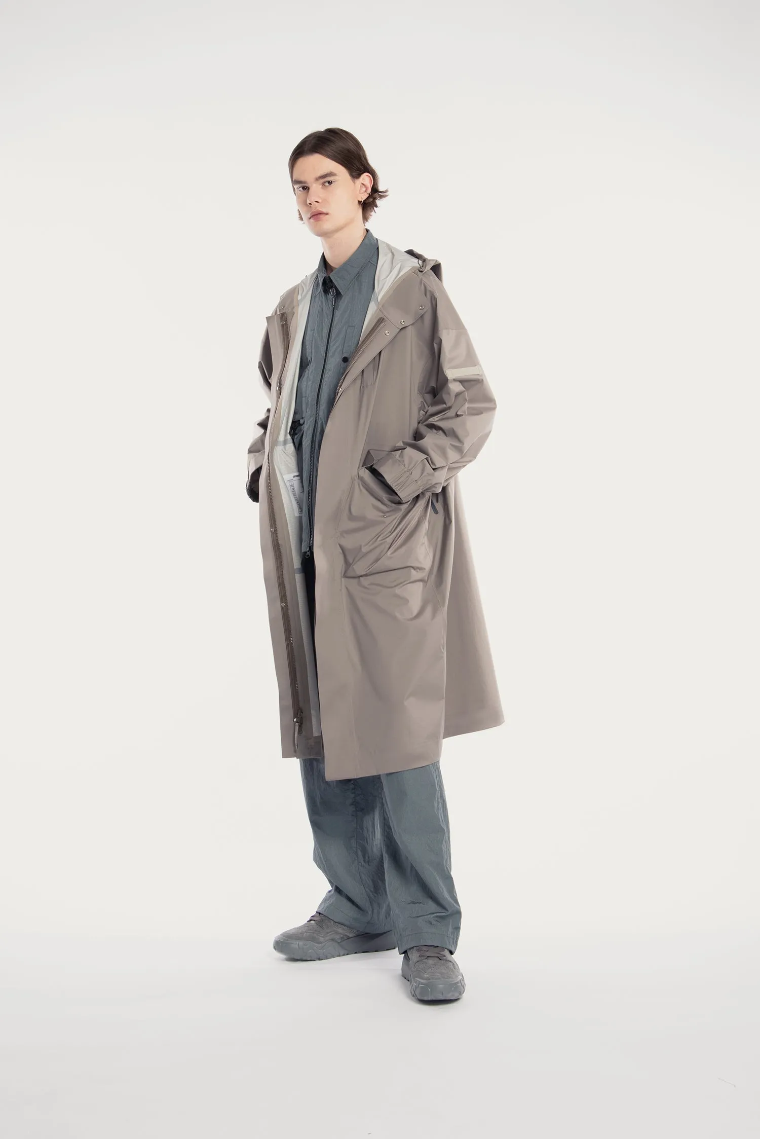 MEN'S 2.5 LAYER  TECH COAT W/DETACHABLE PADDING COAT