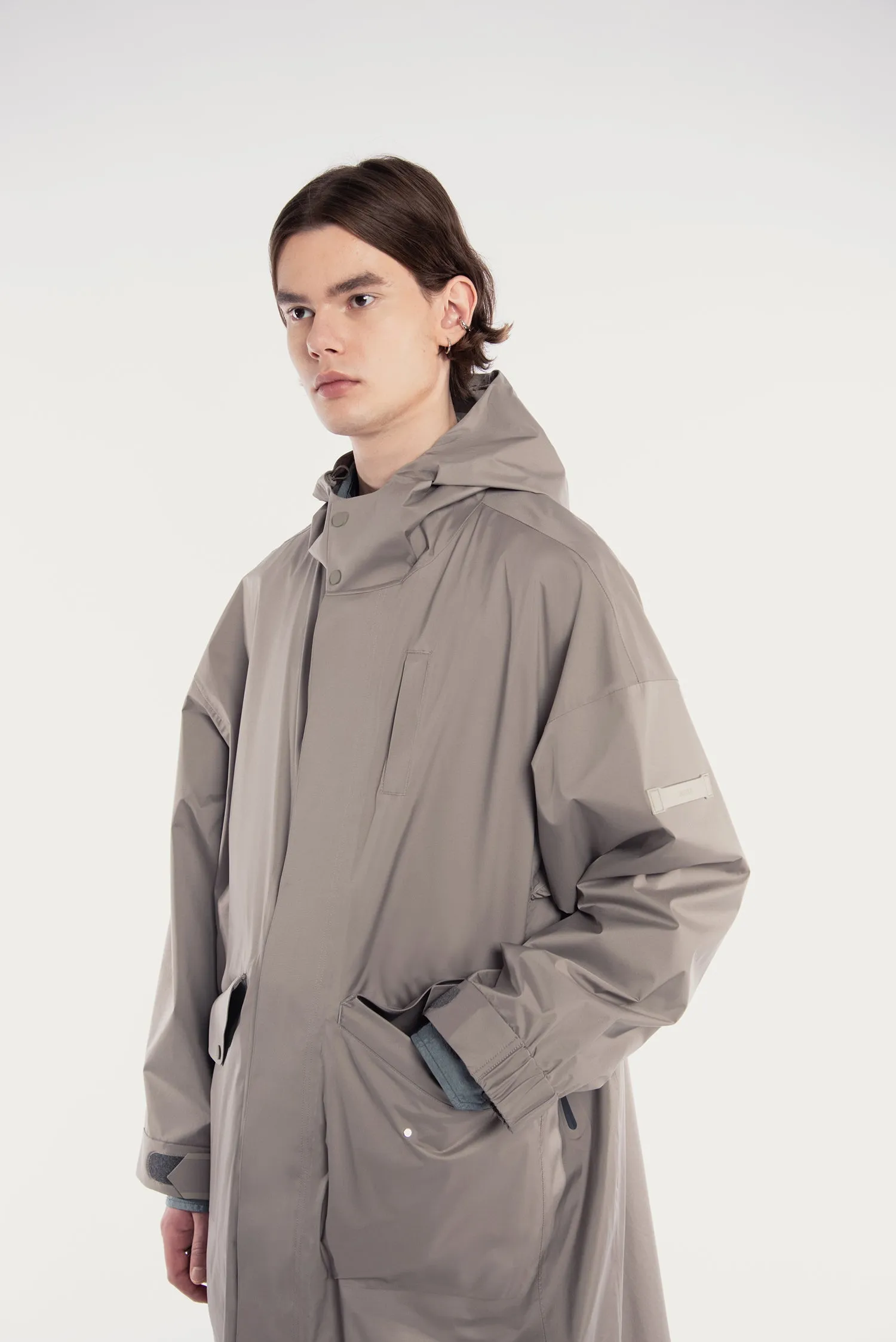 MEN'S 2.5 LAYER  TECH COAT W/DETACHABLE PADDING COAT