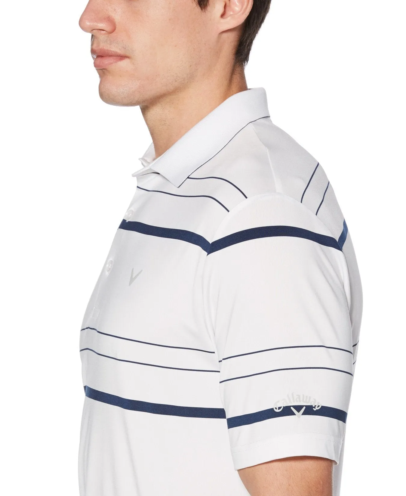 Mens Fashion Stripe Polo