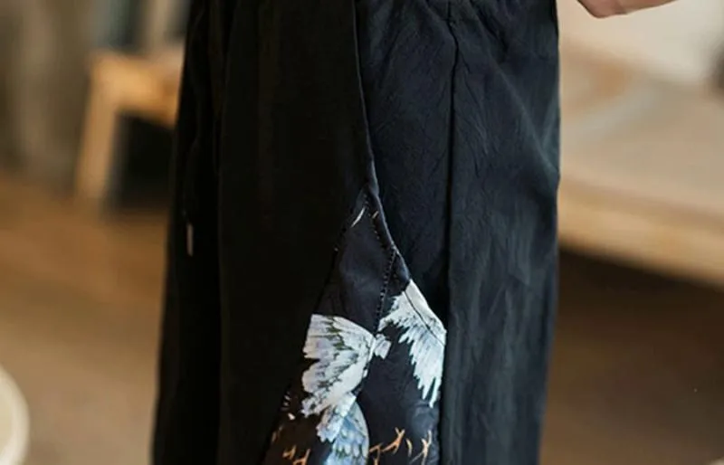 Men's Summer Casual Cotton Joggers With Print