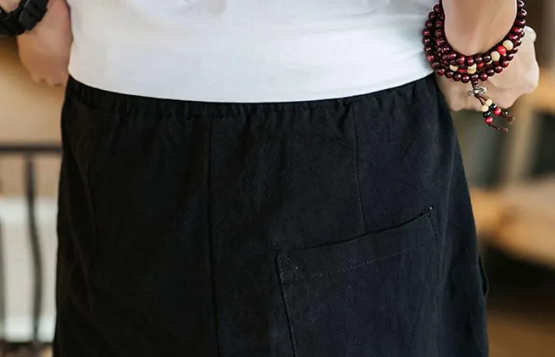 Men's Summer Casual Cotton Joggers With Print