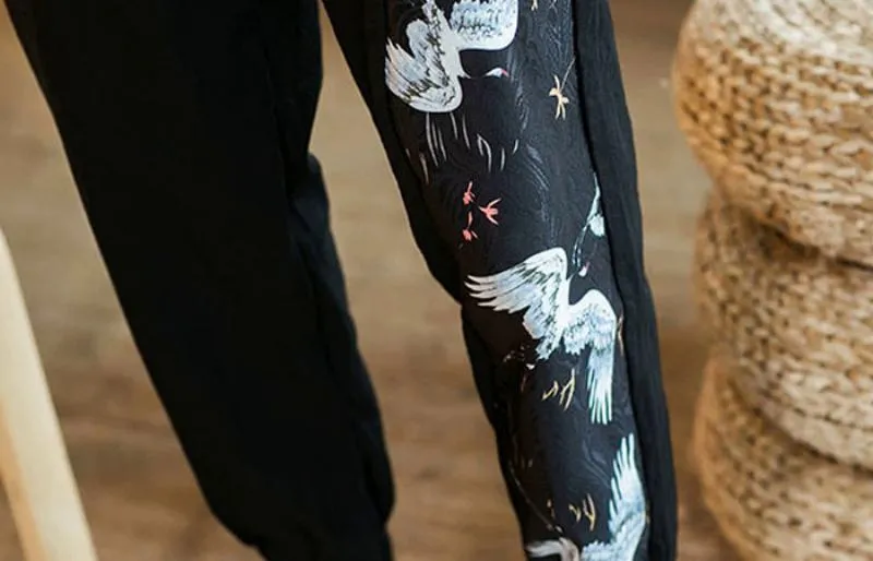 Men's Summer Casual Cotton Joggers With Print