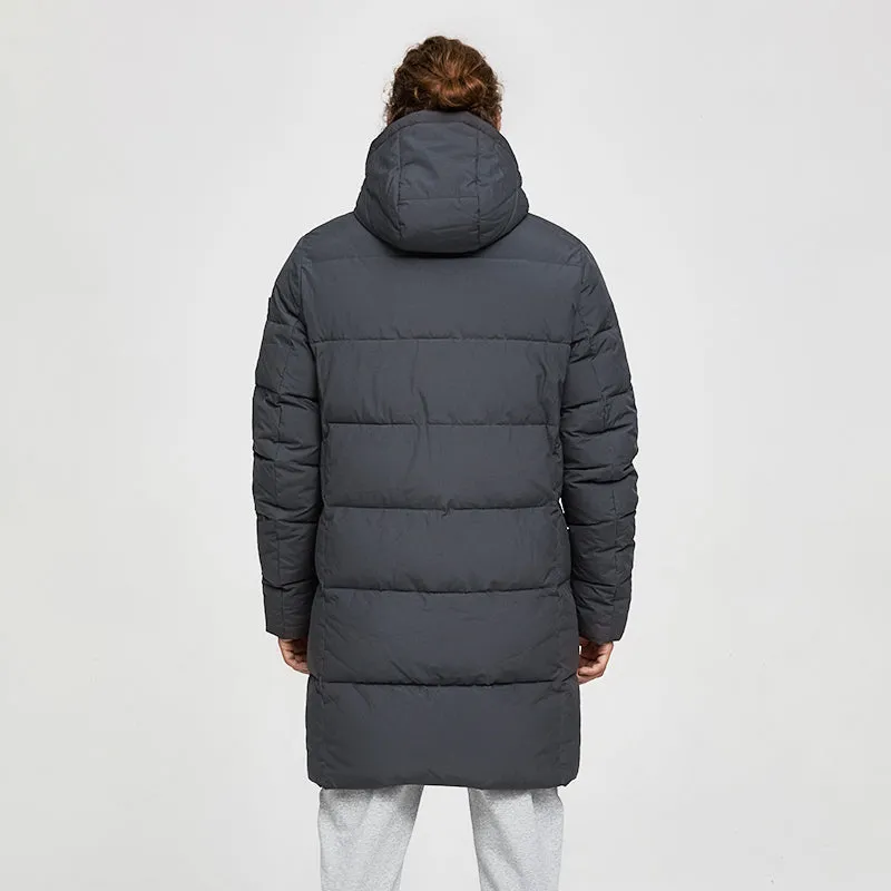 Men's Winter Casual Hooded Long Warm Parka