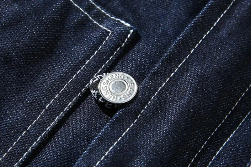 Men's Winter Casual Warm Denim Parka | Plus Size