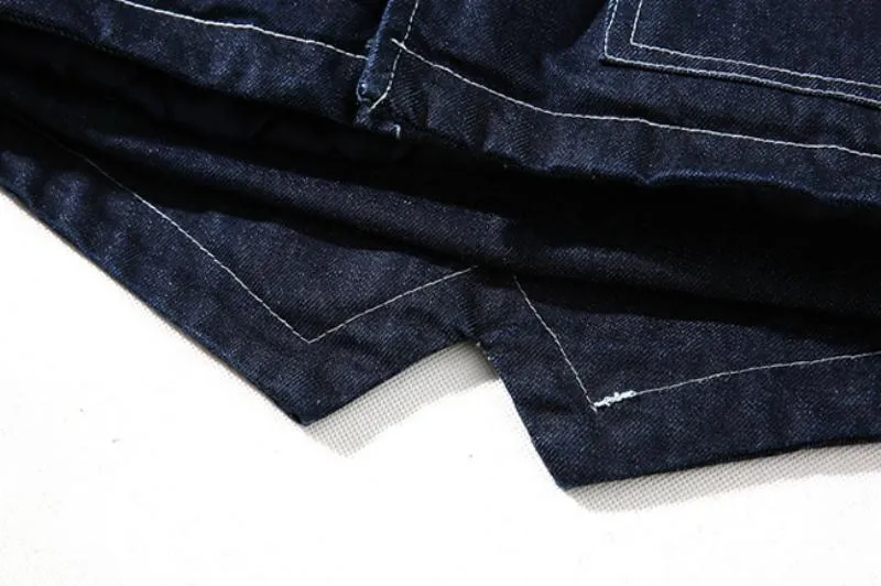 Men's Winter Casual Warm Denim Parka | Plus Size