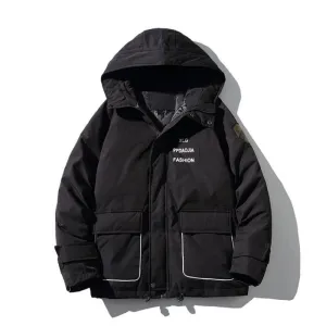 Men's Winter Casual Warm Windproof Parka