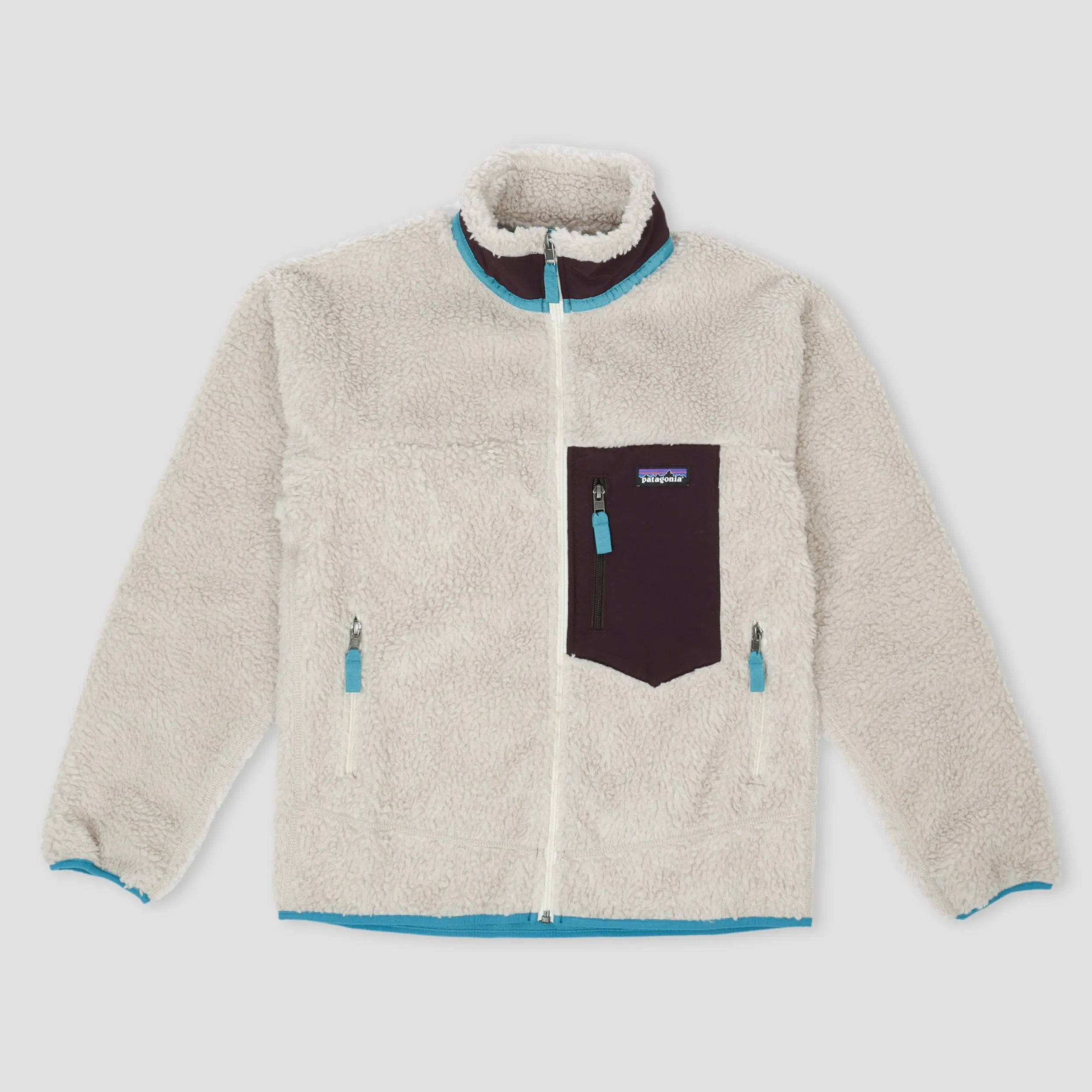 Patagonia Classic Retro-X Fleece Jacket Natural / Obsidian Plum