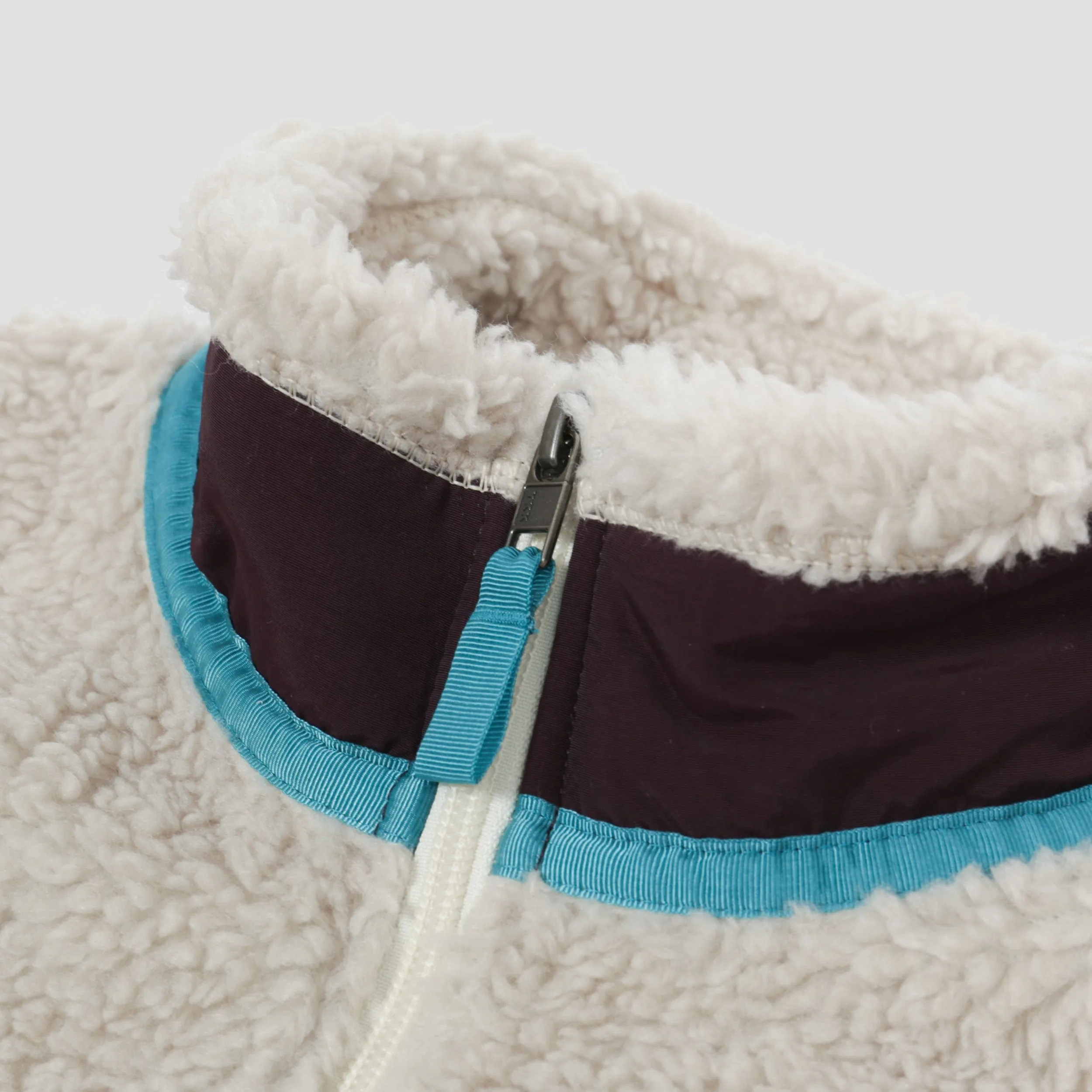 Patagonia Classic Retro-X Fleece Jacket Natural / Obsidian Plum