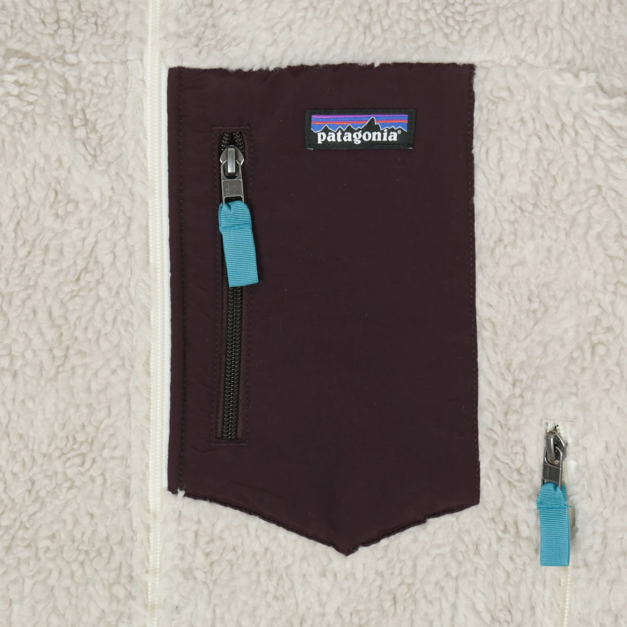Patagonia Classic Retro-X Fleece Jacket Natural / Obsidian Plum