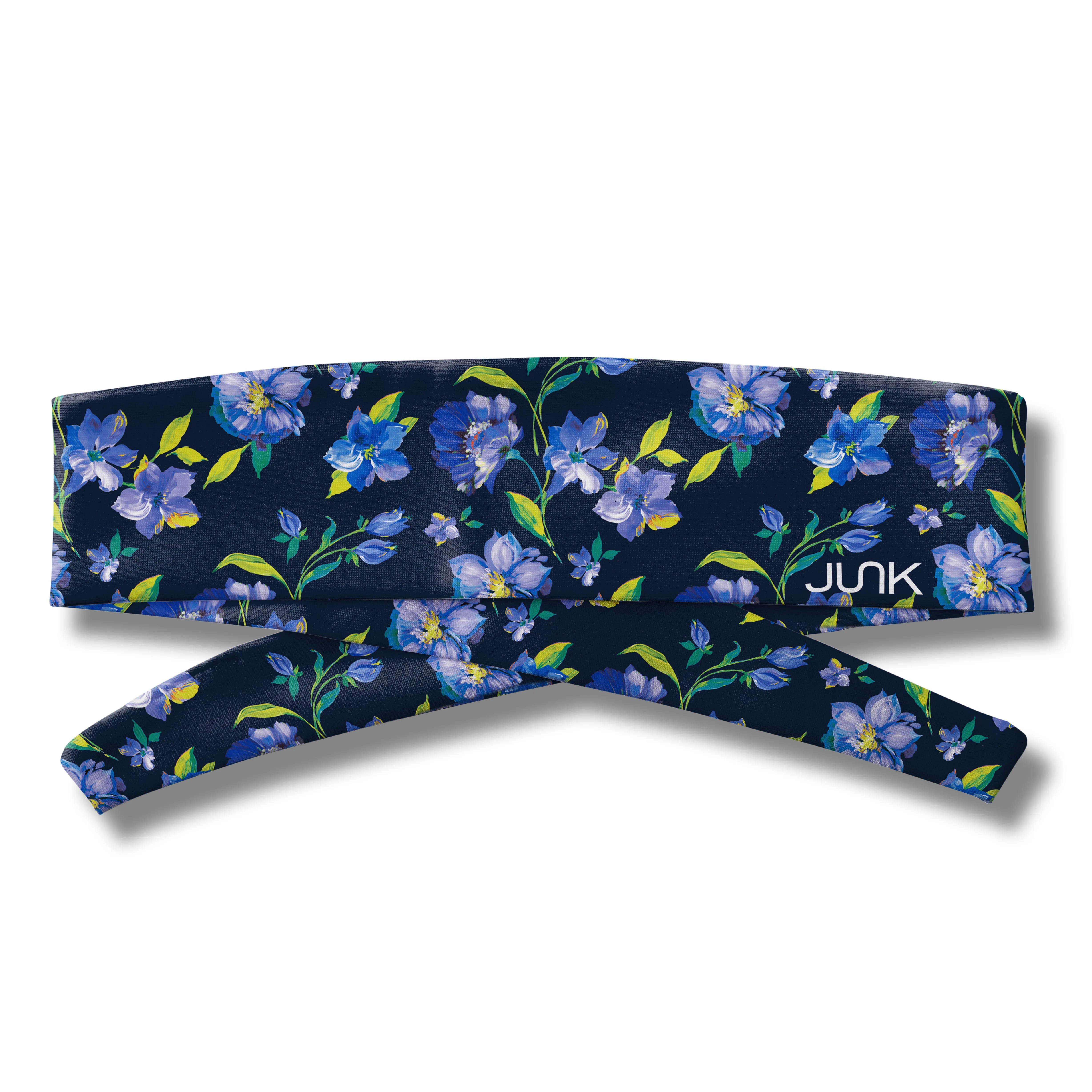 Periwinkle Petals Tie Headband
