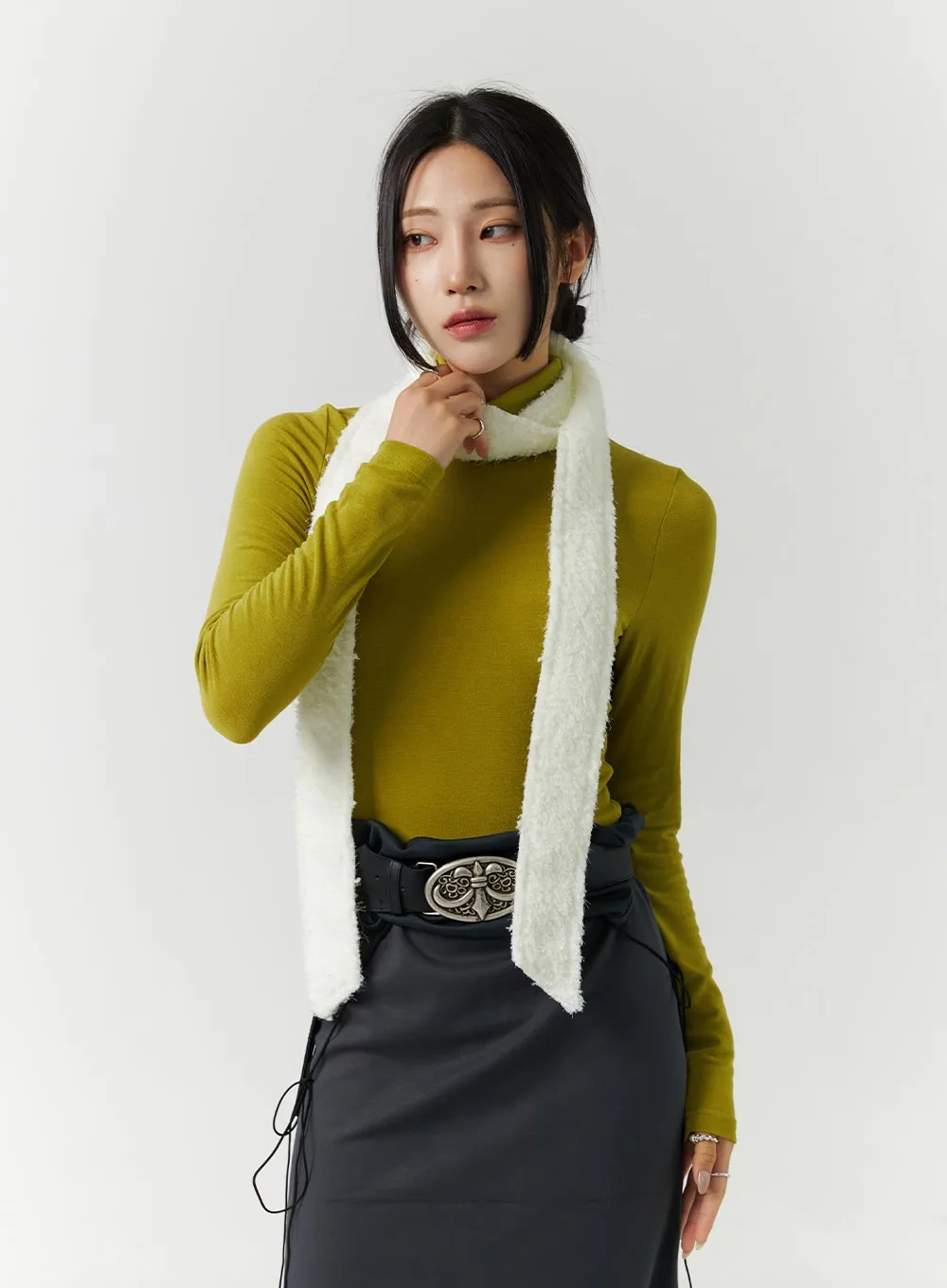 Plush Skinny Scarf CN328