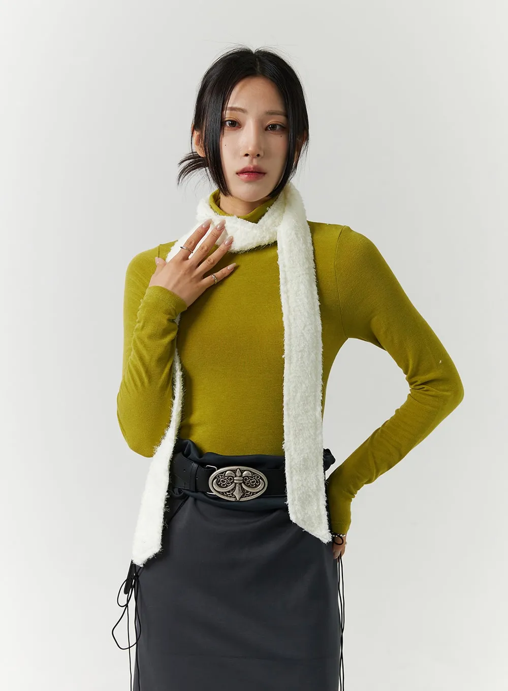 Plush Skinny Scarf CN328