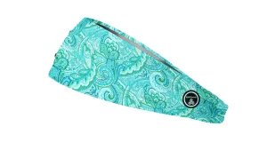 RAVEbandz The Pro - Wide Stretch Headband (Tiffany Paisley)