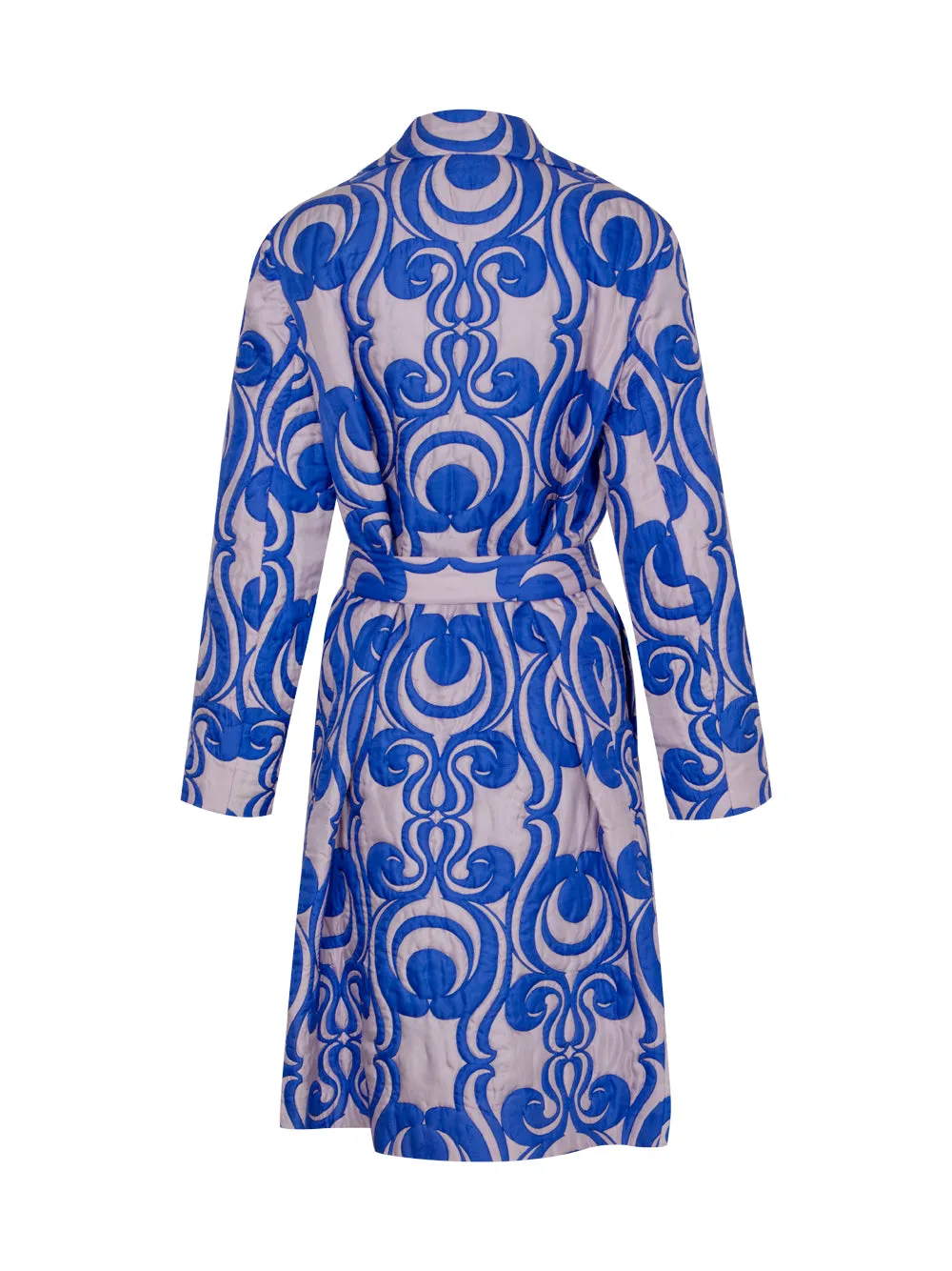 Roltas Silk Twill Coat (Blue)