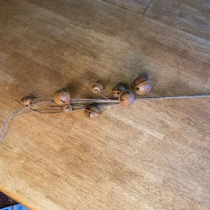 Rusty Bell & Twig Spray - 24"