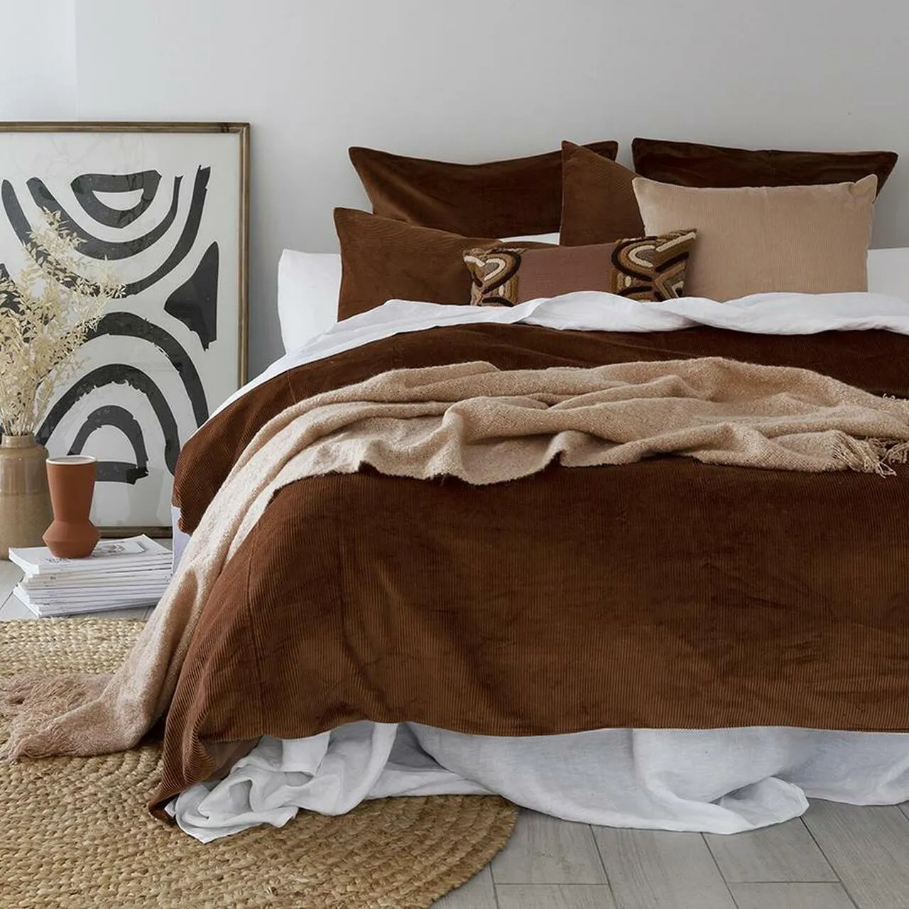 Sloane Cayenne European Pillowcase by Bambury