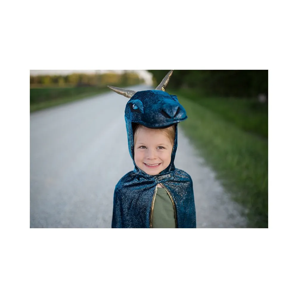 Starry Night Dragon, Teal/Gold, Size 5-6