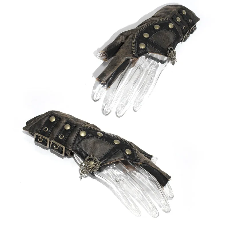 Steampunk Half Gloves