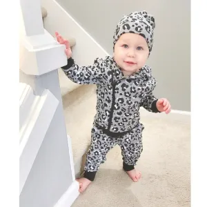 The Jada Organic Cotton Jersey Beanie - Contemporary Leopard