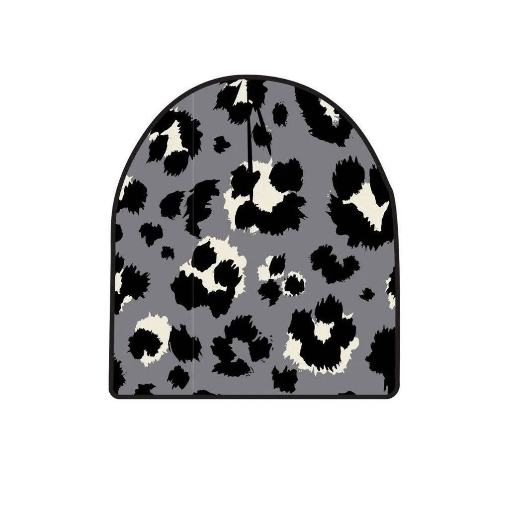The Jada Organic Cotton Jersey Beanie - Contemporary Leopard